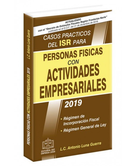 SWF Casos Prácticos del ISR para Personas Físicas con Actividades Empresariales 2019 ONLINE