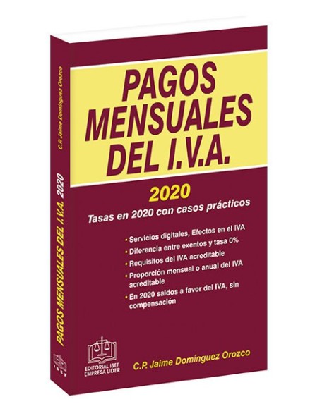 PAGOS MENSUALES DEL IVA 2020