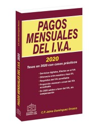 PAGOS MENSUALES DEL IVA 2020