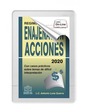 RÉGIMEN FISCAL DE LA ENAJENACIÓN DE ACCIONES 2020