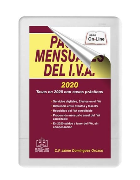 PAGOS MENSUALES DEL IVA 2020