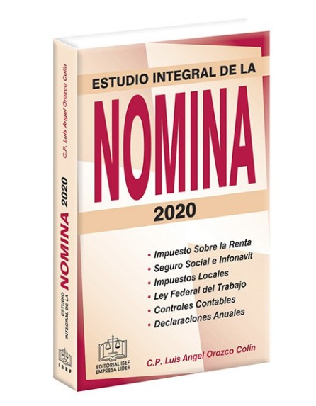 ESTUDIO INTEGRAL DE LA NÓMINA 2020