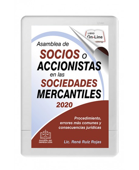 SWF Asamblea de Socios o Accionistas en las Sociedades Mercantiles 2020 ONLINE