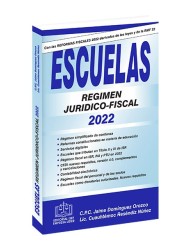 Escuelas Régimen Jurídico-Fiscal 2022