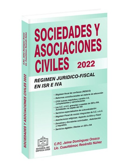 Sociedades y Asociaciones Civiles 2022