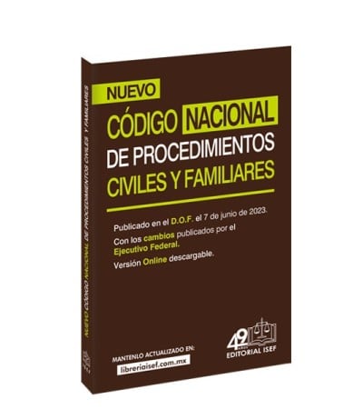 Código Nacional de Procedimientos Civiles y Familiares (Bolsillo)