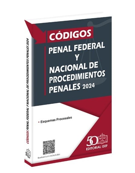 Códigos Penal Federal y Nacional de Procedimientos Penales 2024 (Profesional)