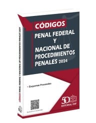 Códigos Penal Federal y Nacional de Procedimientos Penales 2024 (Profesional)