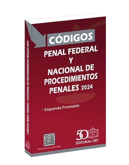 Códigos Penal Federal y Nacional de Procedimientos Penales 2024 (Bolsillo)