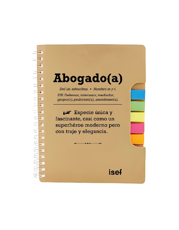 Libreta "Definición de un Abogado (a)"
