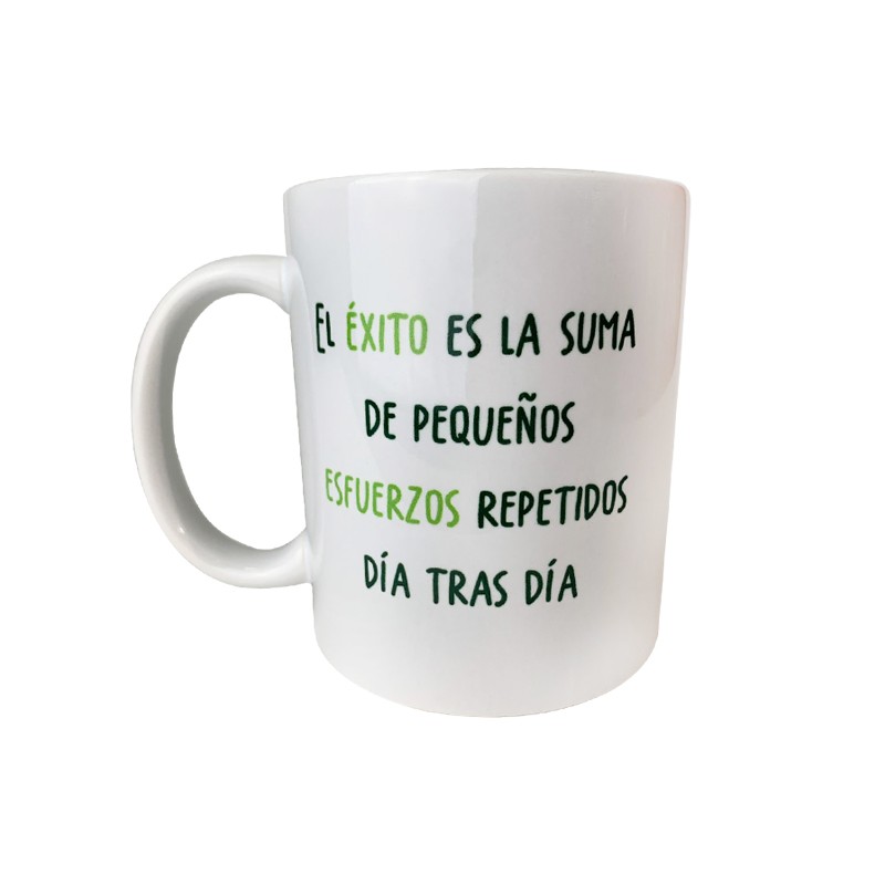 Taza "El éxito son pequeños esfuerzos"