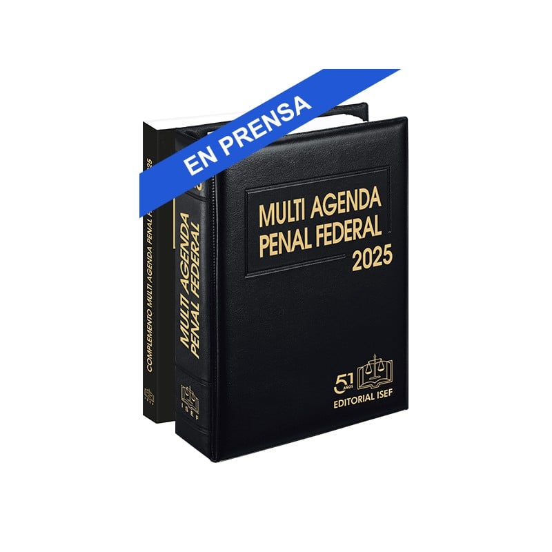 Multi Agenda Penal Federal  y Complemento 2025