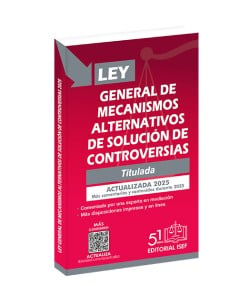 Ley General de Mecanismos Alternativos de Solución de Controversias (Bolsillo)