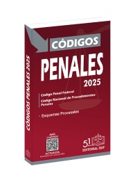 Códigos Penal Federal y Nacional de Procedimientos Penales 2025 (Bolsillo)