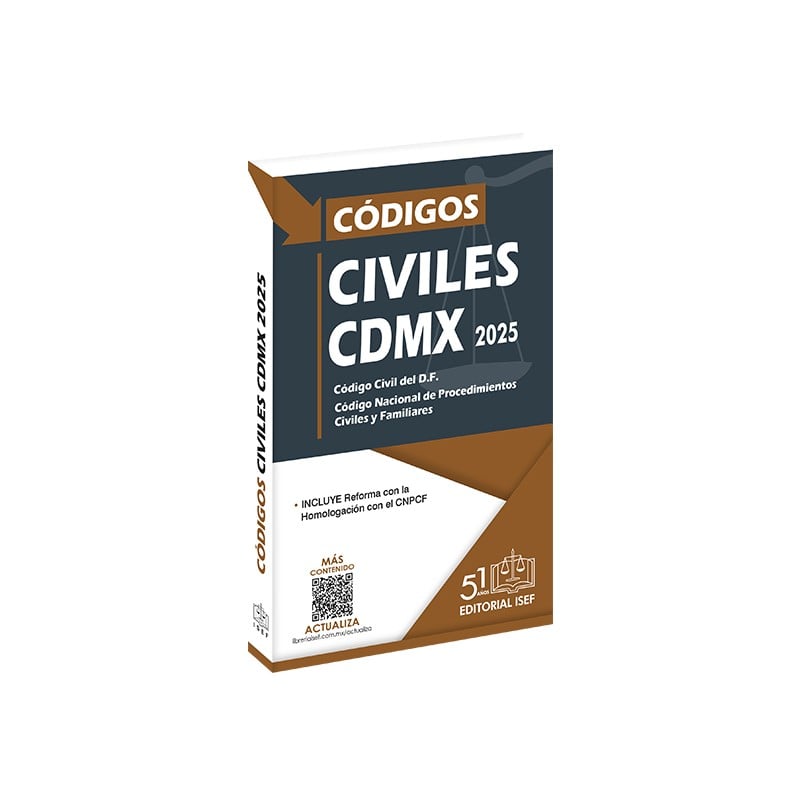 Códigos Civiles de la CDMX 2025 (Profesional)