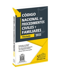 Código Nacional de Procedimientos Civiles y Familiares (Profesional)