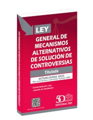 Ley General de Mecanismos Alternativos de Solución de Controversias (Bolsillo)