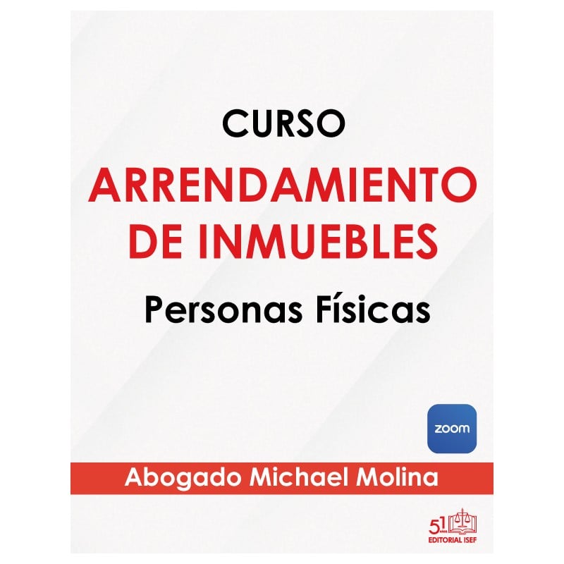 Curso Arrendamiento de Inmuebles - Personas Físicas