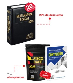 Paquete Multi Agenda Fiscal + Obsequios