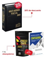 Paquete Multi Agenda Fiscal + Obsequios