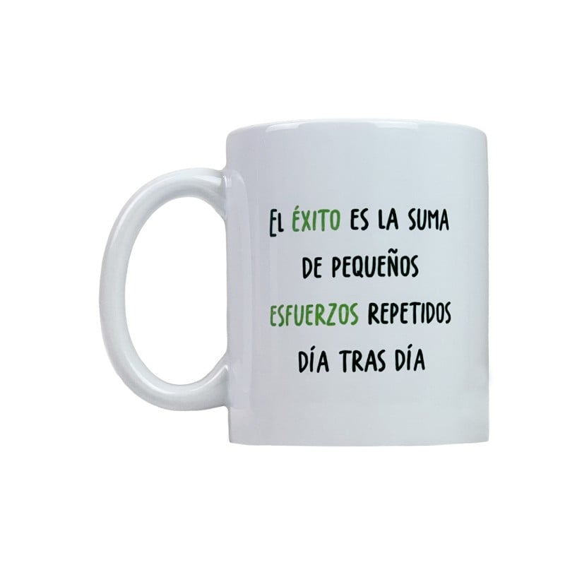 Taza El éxito con pequeños esfuerzos