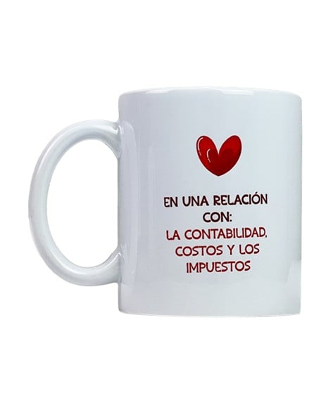 Taza En una relación con la contabilidad