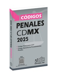 Códigos Penales de la CDMX 2025 (Bolsillo)