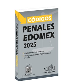 Códigos Penales del Estado de México 2025 (Bolsillo)