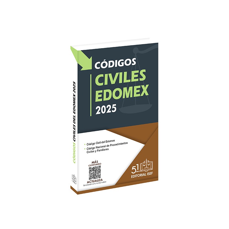 Códigos Civiles del Estado de México 2025 (Profesional)
