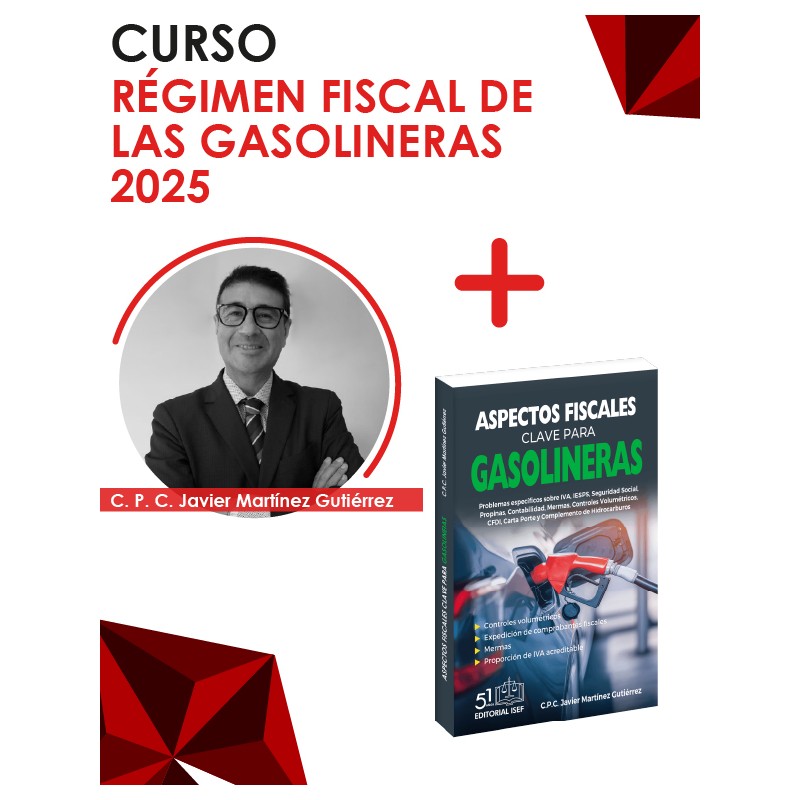 Paquete Rég. Fiscal de las Gasolineras CURSO+LIBRO