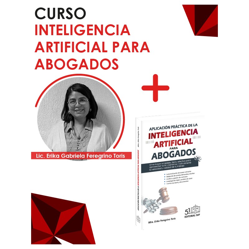 Paquete LegalTech - Inteligencia Artificial - CURSO + LIBRO
