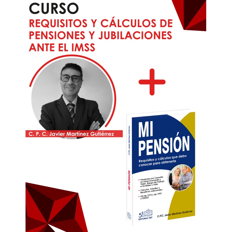 Paquete Pensiones IMSS CURSO + LIBRO