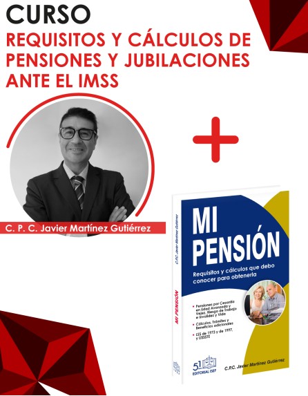 Paquete Pensiones IMSS CURSO + LIBRO