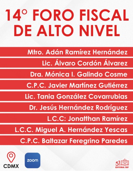 14° FORO FISCAL DE ALTO NIVEL