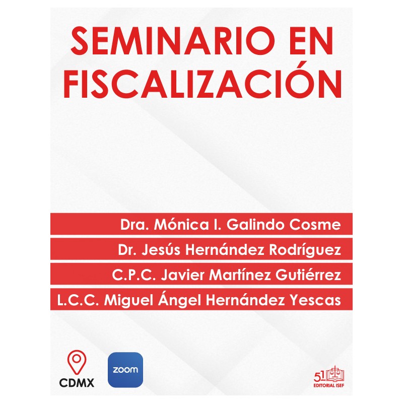 Curso “SEMINARIO EN FISCALIZACIÓN