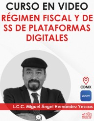 “Régimen Fiscal y de SS de PLATAFORMAS DIGITALES”
