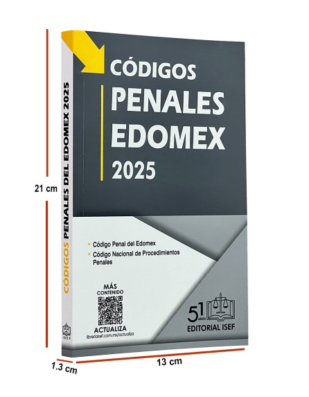 Códigos Penales del Estado de México 2025 (Profesional)