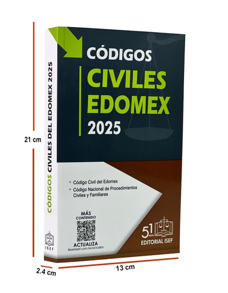Códigos Civiles del Estado de México 2025 (Profesional)