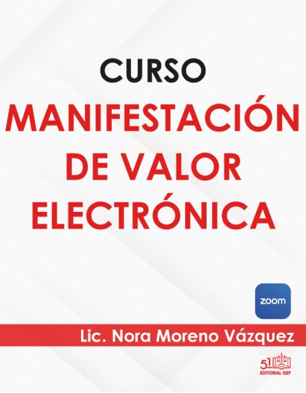 Curso “Manifestación de valor electrónica”