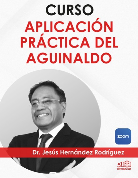 CURSO ”APLICACIÓN  PRÁCTICA DEL AGUINALDO”