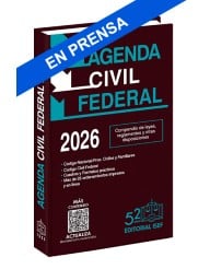 Agenda Civil Federal 2026