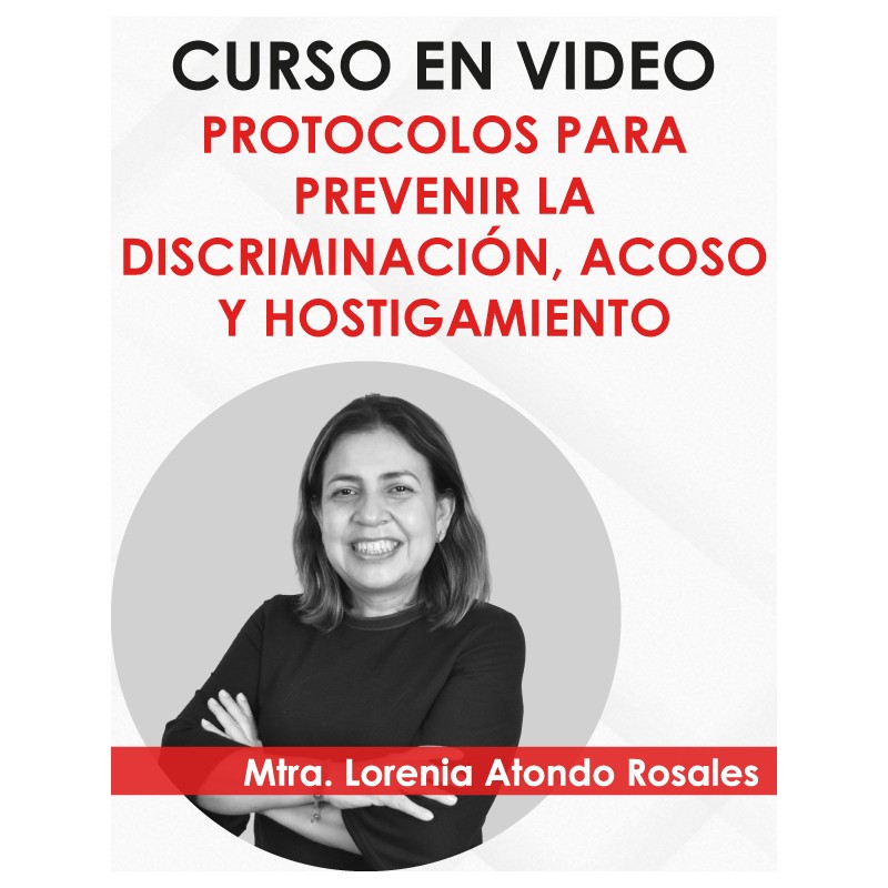 Curso “Protocolos de Prevención de Discriminación y Acoso”