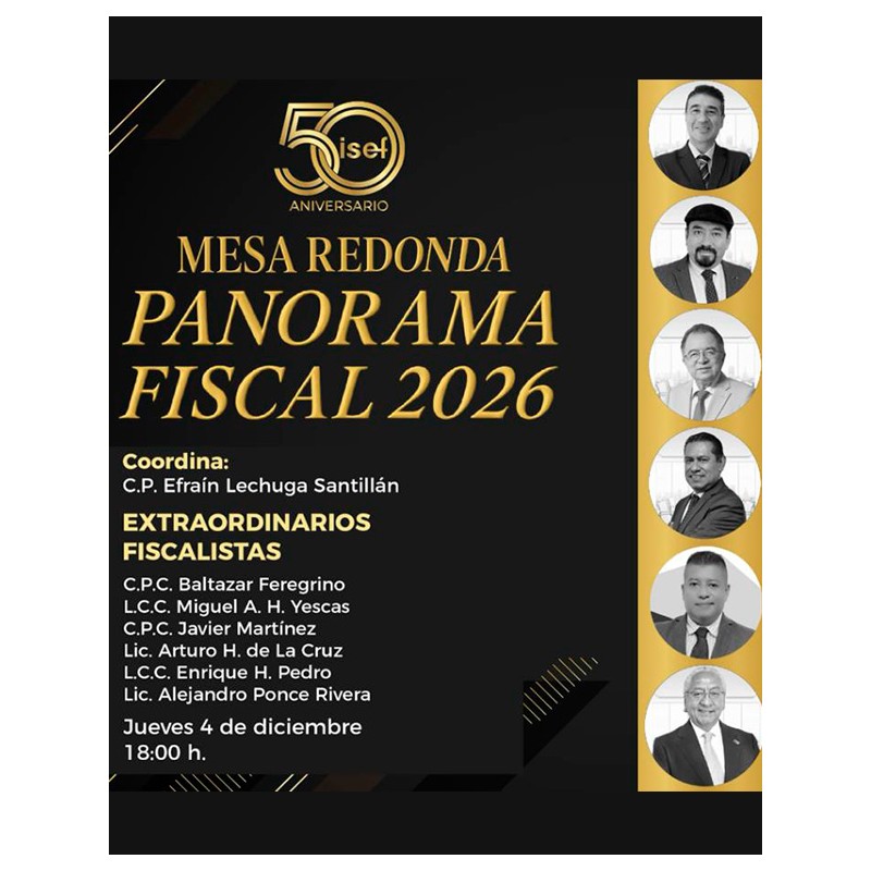Mesa Redonda “PANORAMA FISCAL 2026”