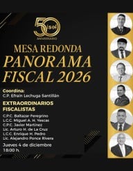 Mesa Redonda “PANORAMA FISCAL 2026”