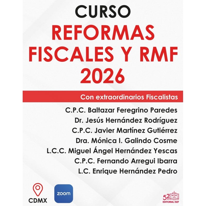 Curso “Reformas Fiscales y RMF 2026”