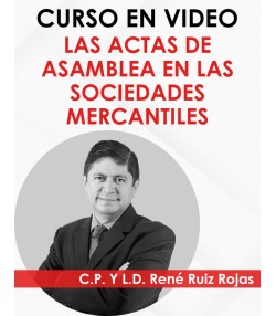 CURSO EN VIDEO “LAS ACTAS DE ASAMBLEA EN LAS SOCIEDADES MERCANTILES”