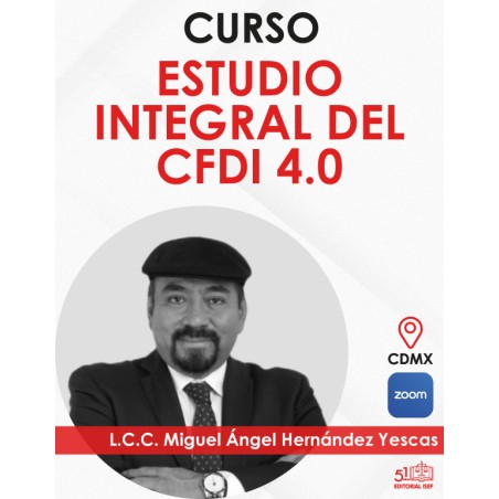 Curso “Estudio Integral del CFDI 4.0 con la Reforma Fiscal 2026”