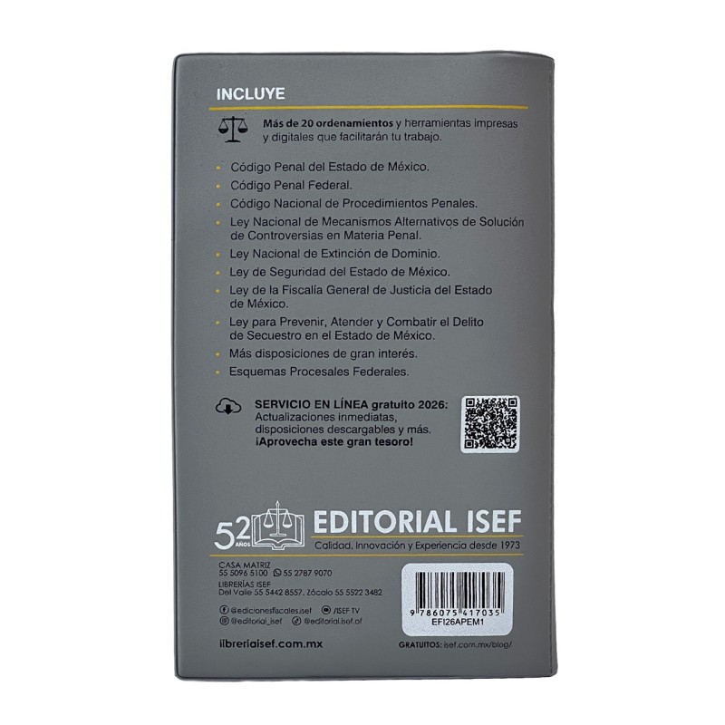 Agenda Penal del Estado de México 2026