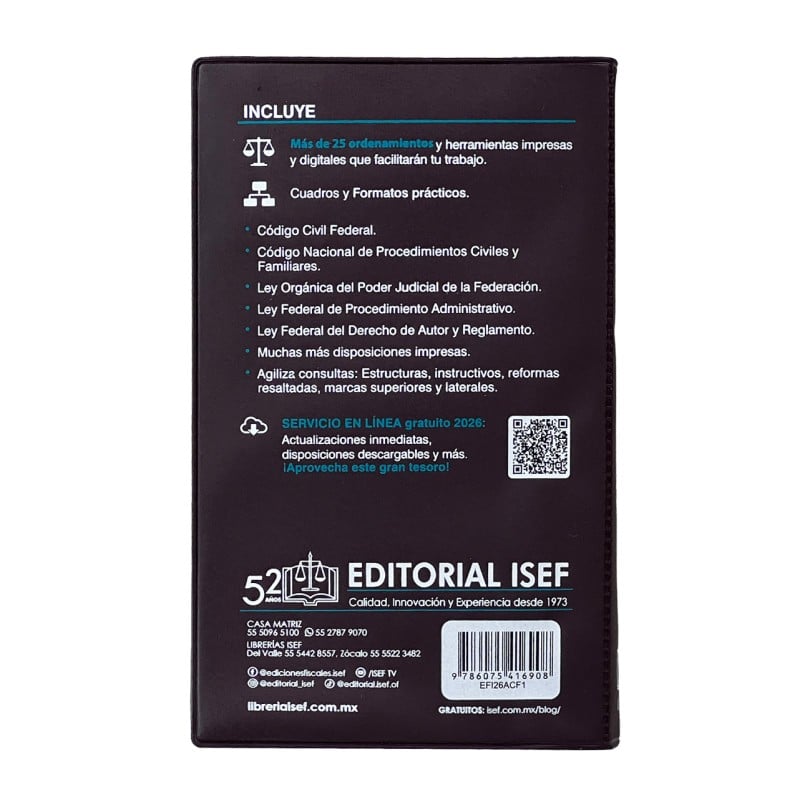 Agenda Civil Federal 2026