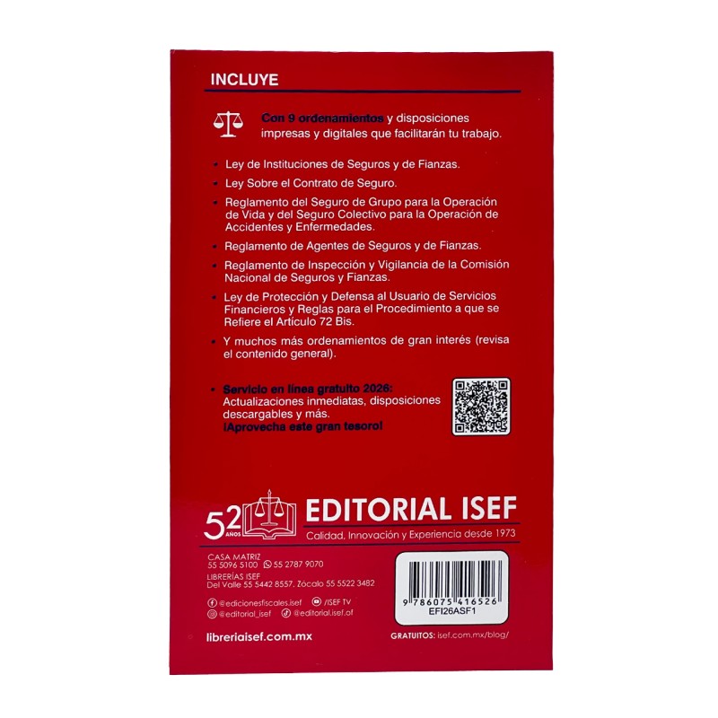 Agenda de Seguros y Fianzas 2026